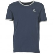 Le Coq Sportif Fruiba Marine / Gris - T-Shirts Manches Courtes Homme Soldes